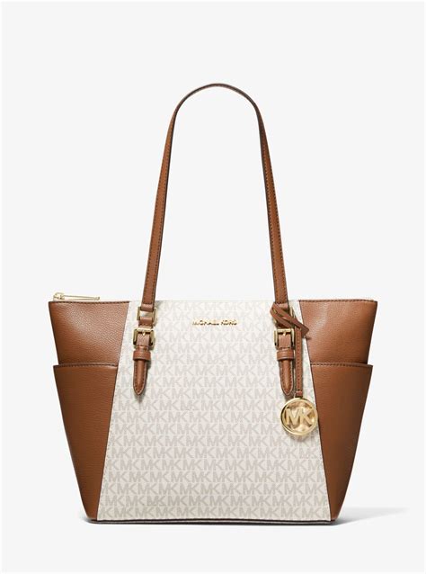 charlotte large logo michael kors|charlotte tote bag logo.